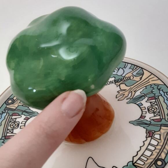 Disney Parks Animal Kingdom Tree of Life Trinket Tray Safari Everest Ceramic - Picture 3 of 4